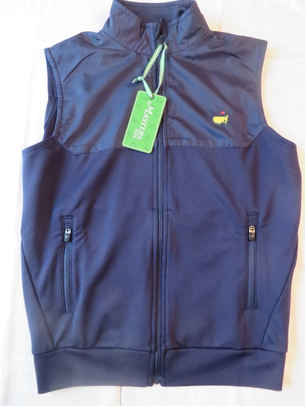 NEW w TAGS | Masters Tournament Boys Performance Vest | Navy Blue | Size M